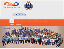 Tablet Screenshot of linitindia.com